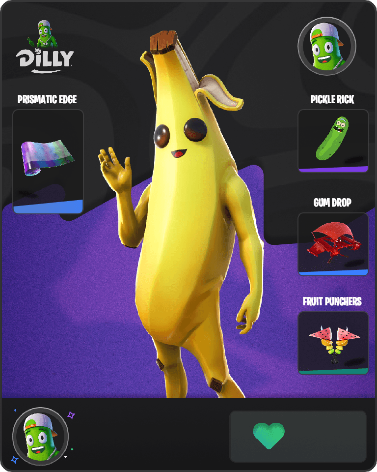 Peely Fortnite combo