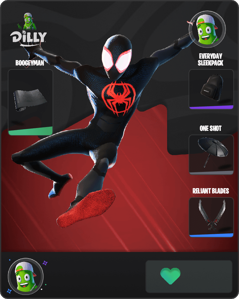 Spider-Man (Miles Morales) Fortnite combo