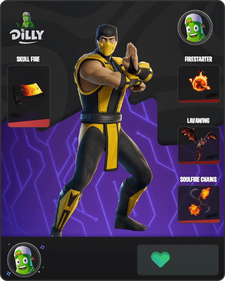 Scorpion (MK3) Fortnite combo