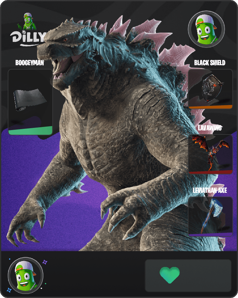 Godzilla Evolved Fortnite combo