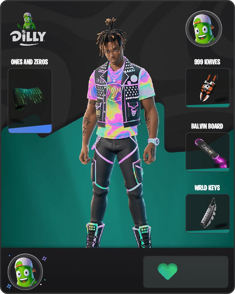 Juice WRLD Fortnite combo