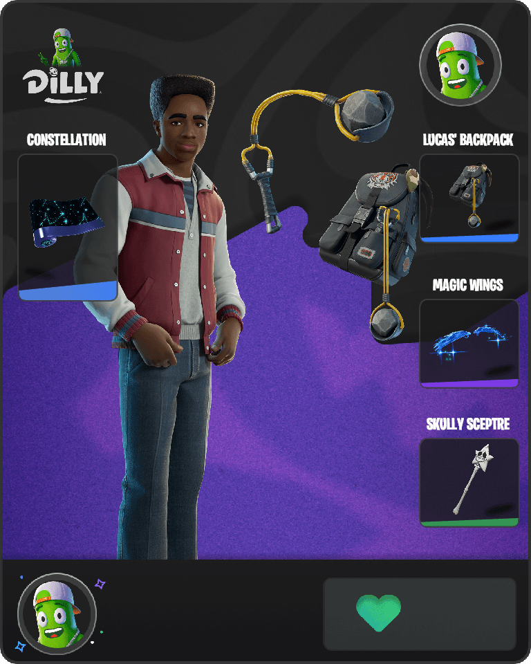Lucas Sinclair Fortnite combo