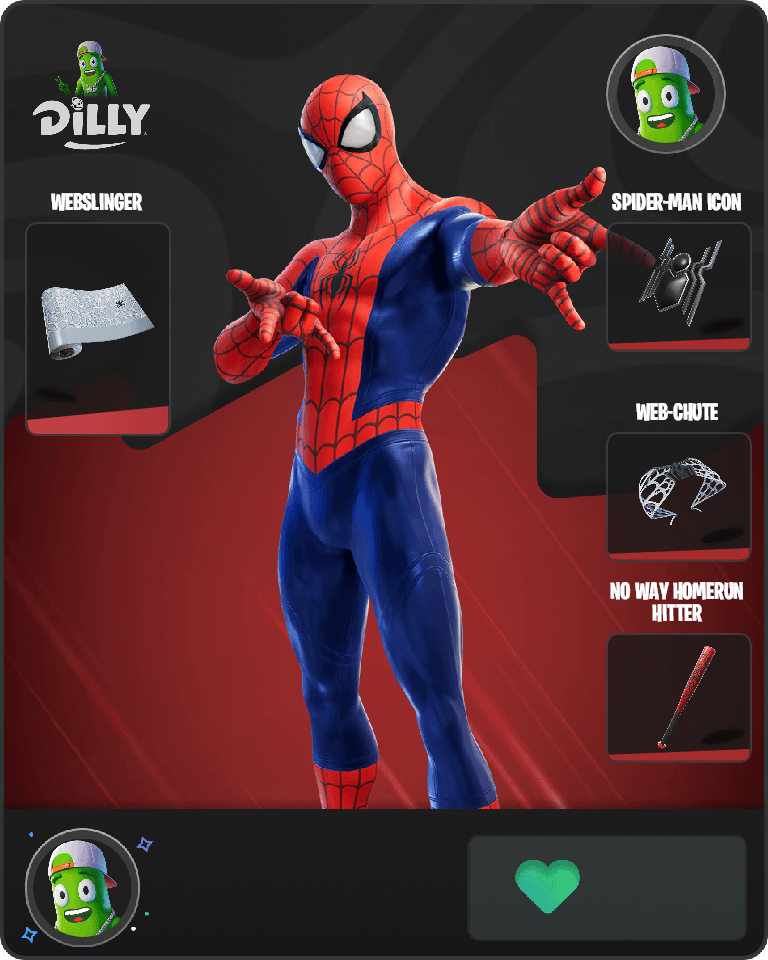 Spider-Man Fortnite combo