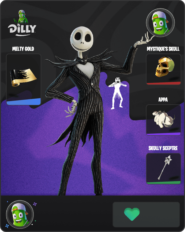 Jack Skellington Fortnite combo