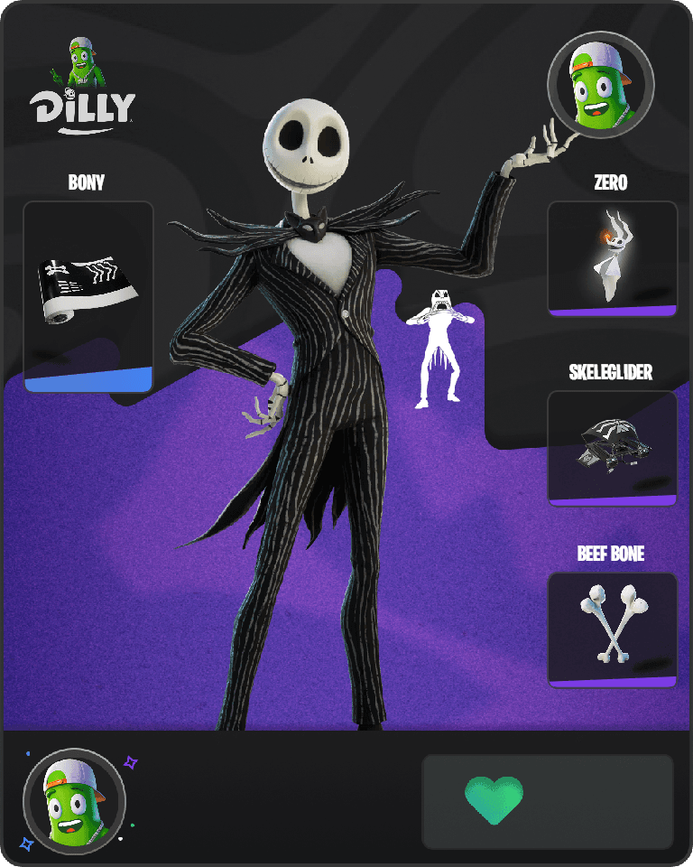 Jack Skellington Fortnite combo