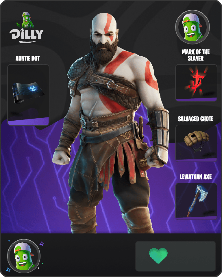 Kratos Fortnite combo