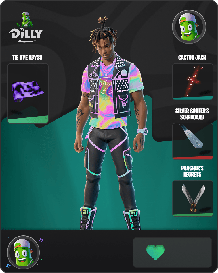 Juice WRLD Fortnite combo