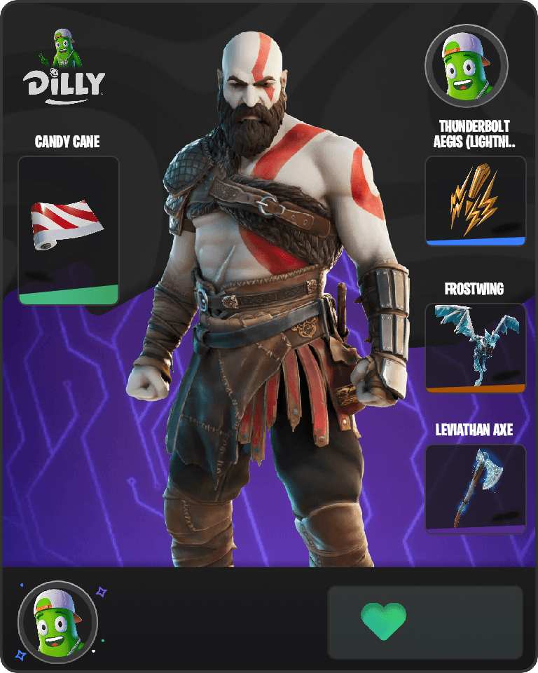 Kratos Fortnite combo