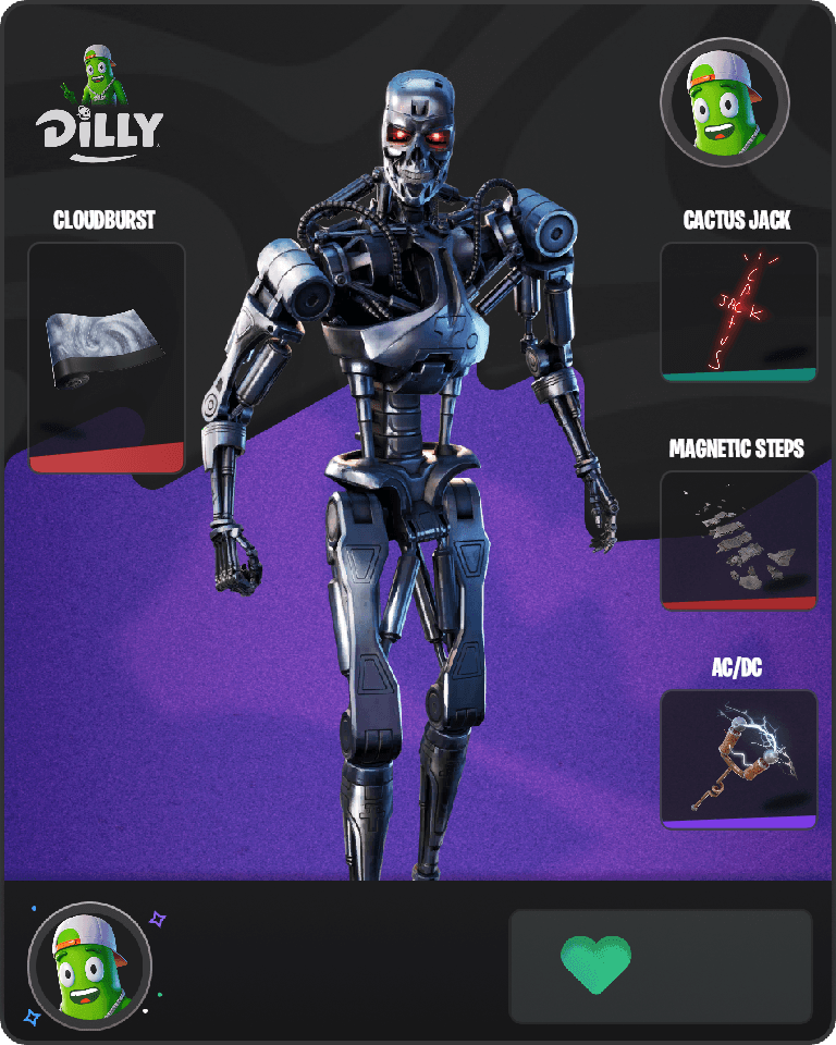T-800 Fortnite combo