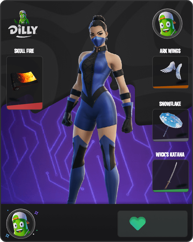 Kitana (MK3) Fortnite combo