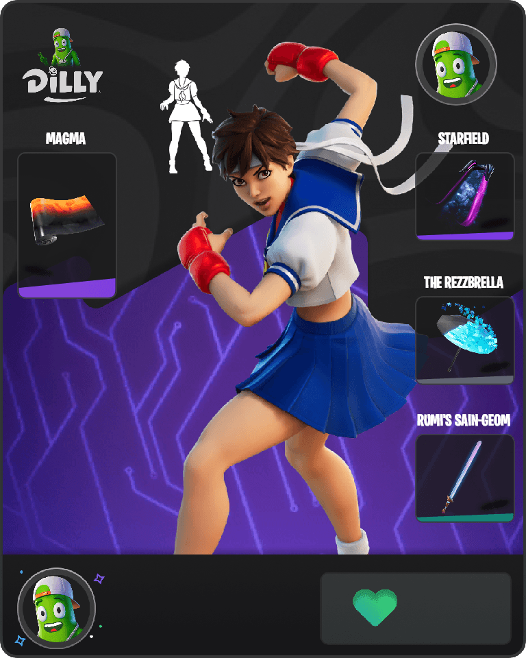 Sakura Fortnite combo