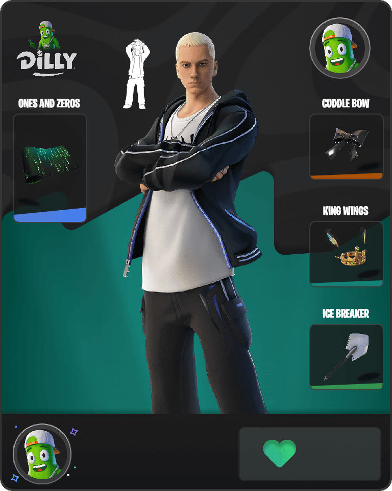 Slim Shady Fortnite combo