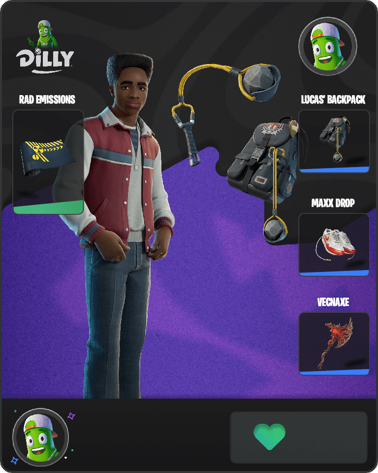 Lucas Sinclair Fortnite combo