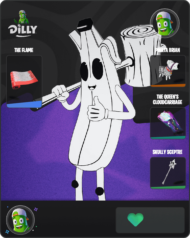 Toon Peely Fortnite combo