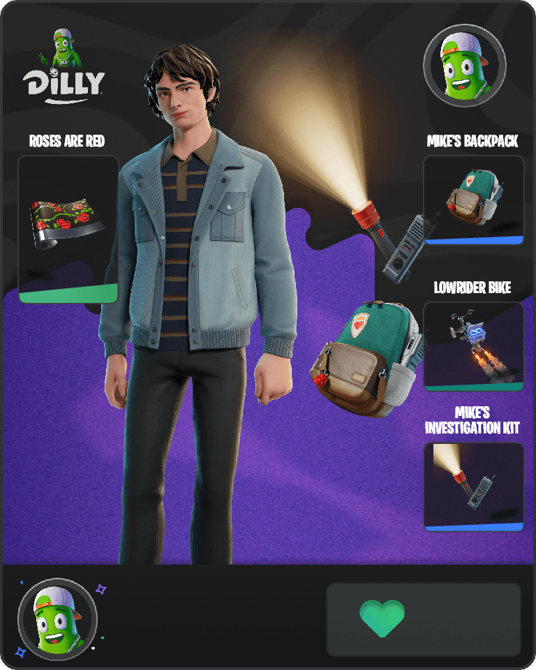Mike Wheeler Fortnite combo