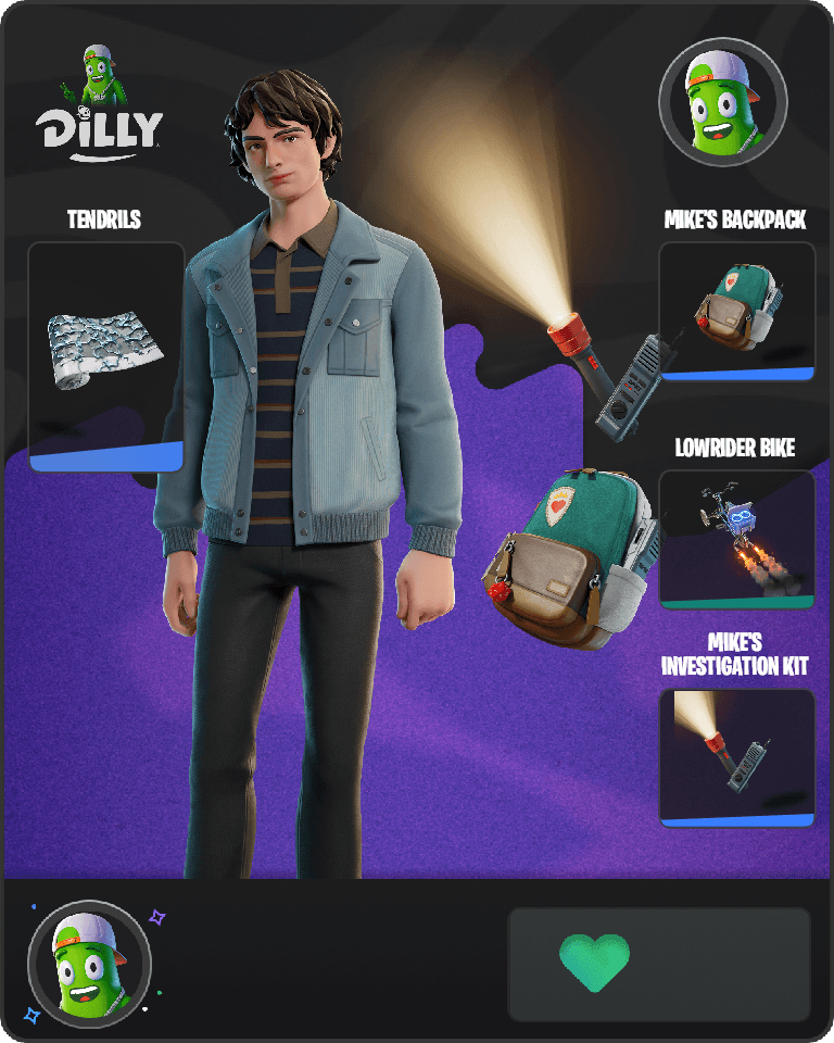 Mike Wheeler Fortnite combo
