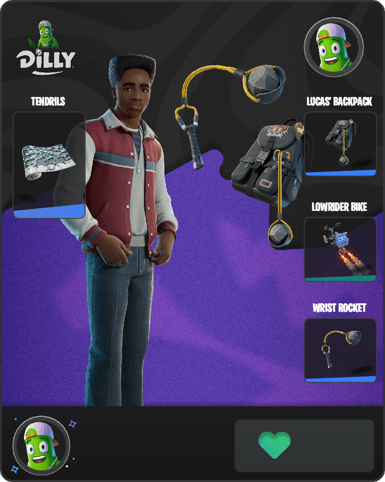 Lucas Sinclair Fortnite combo
