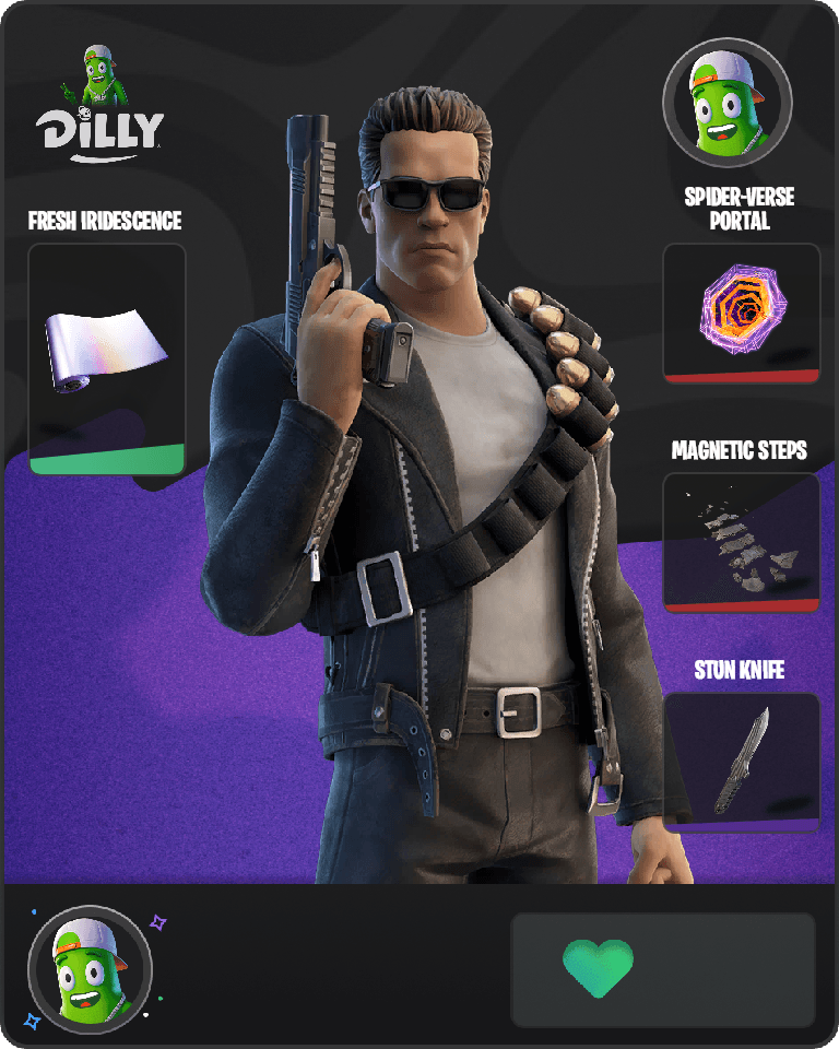 Terminator Fortnite combo