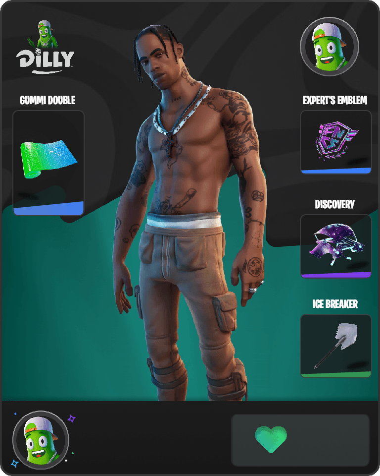 Travis Scott Fortnite combo