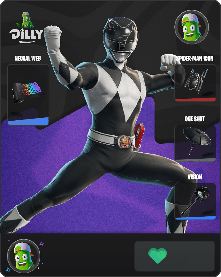 Black Ranger Fortnite combo