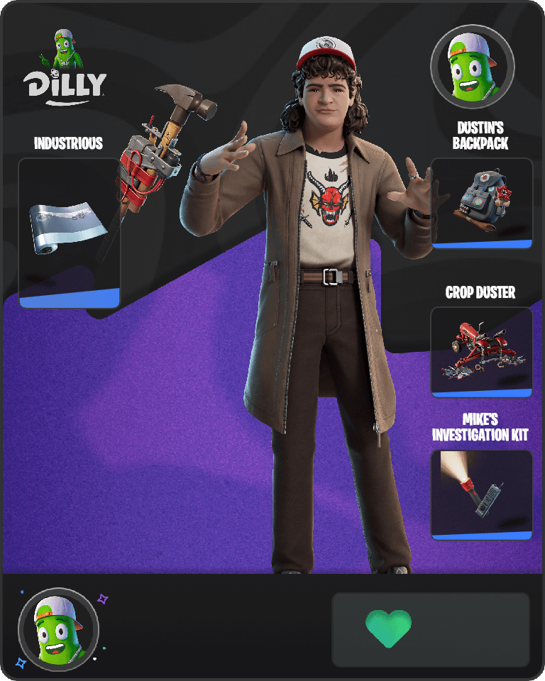 Dustin Henderson Fortnite combo