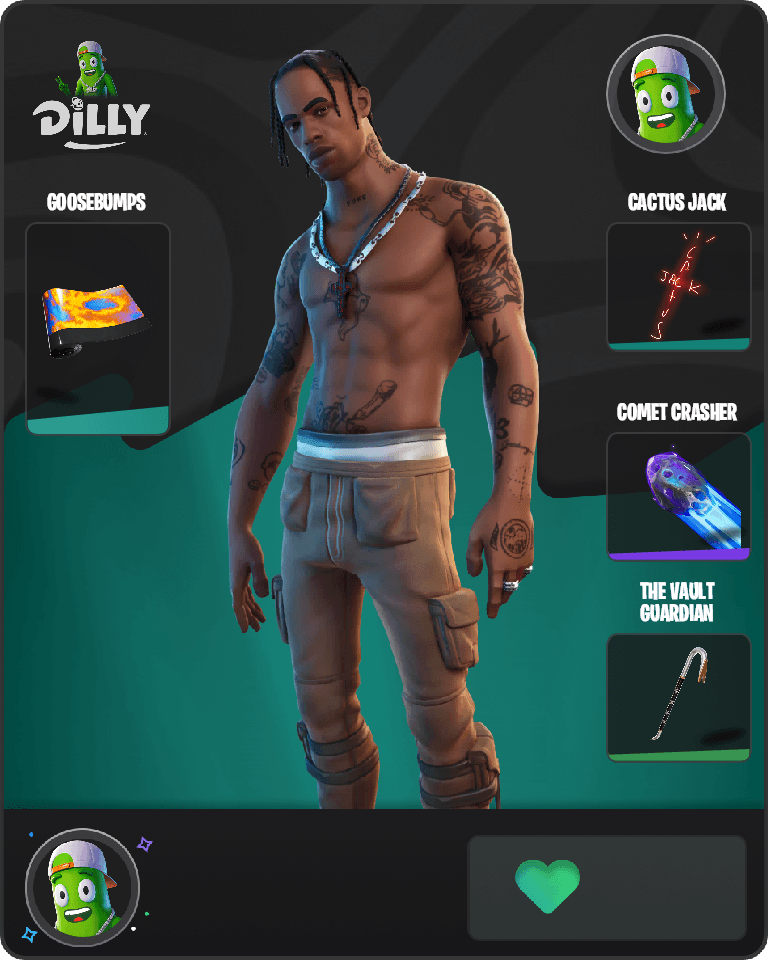 Travis Scott Fortnite combo