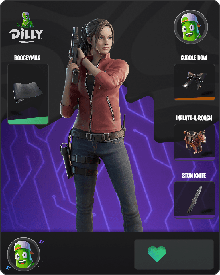 Claire Redfield Fortnite combo
