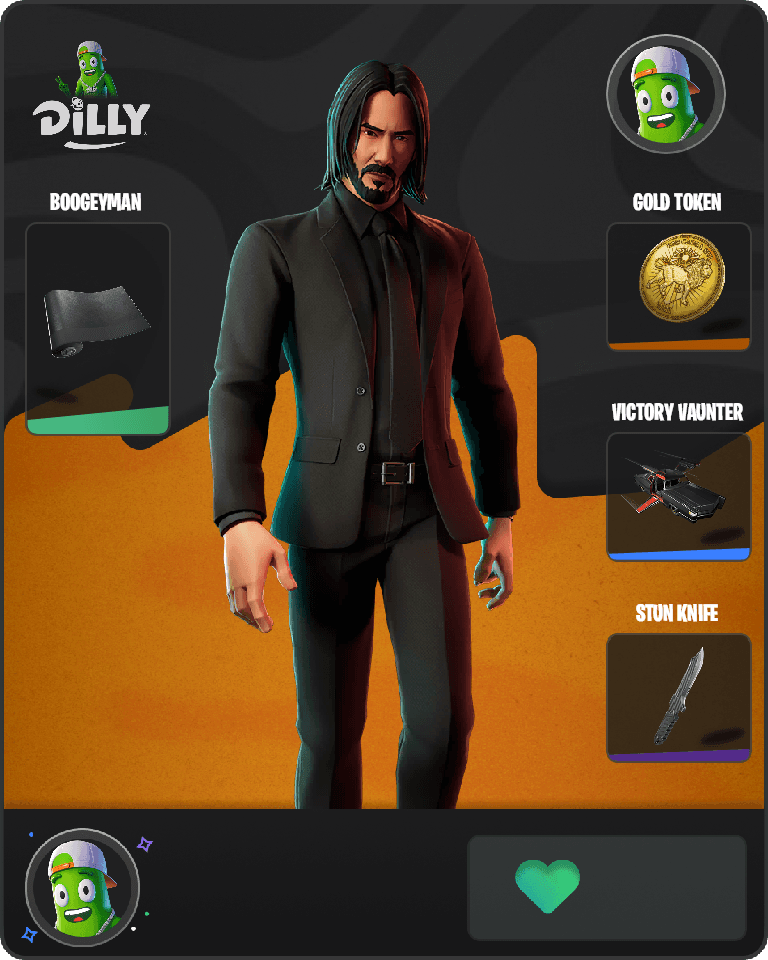John Wick Fortnite combo