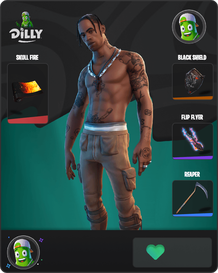 Travis Scott Fortnite combo