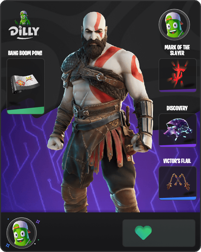 Kratos Fortnite combo