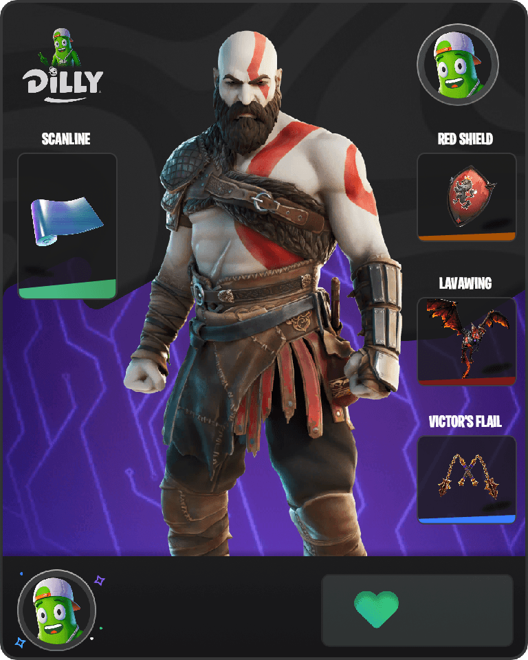 Kratos Fortnite combo