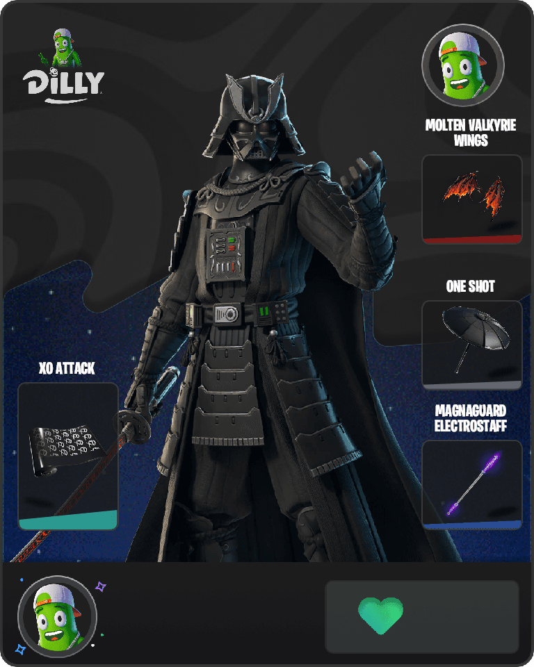 Darth Vader Samurai Fortnite combo
