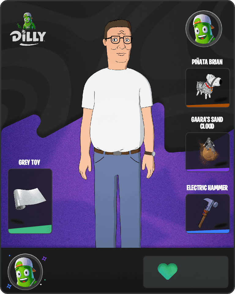 Hank Hill Fortnite combo