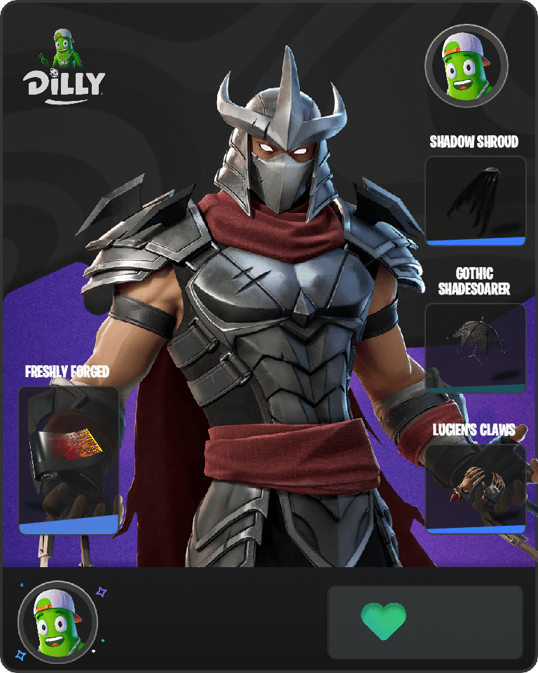 Shredder Fortnite combo