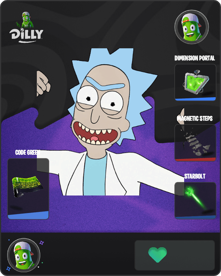 Rick Sanchez Fortnite combo