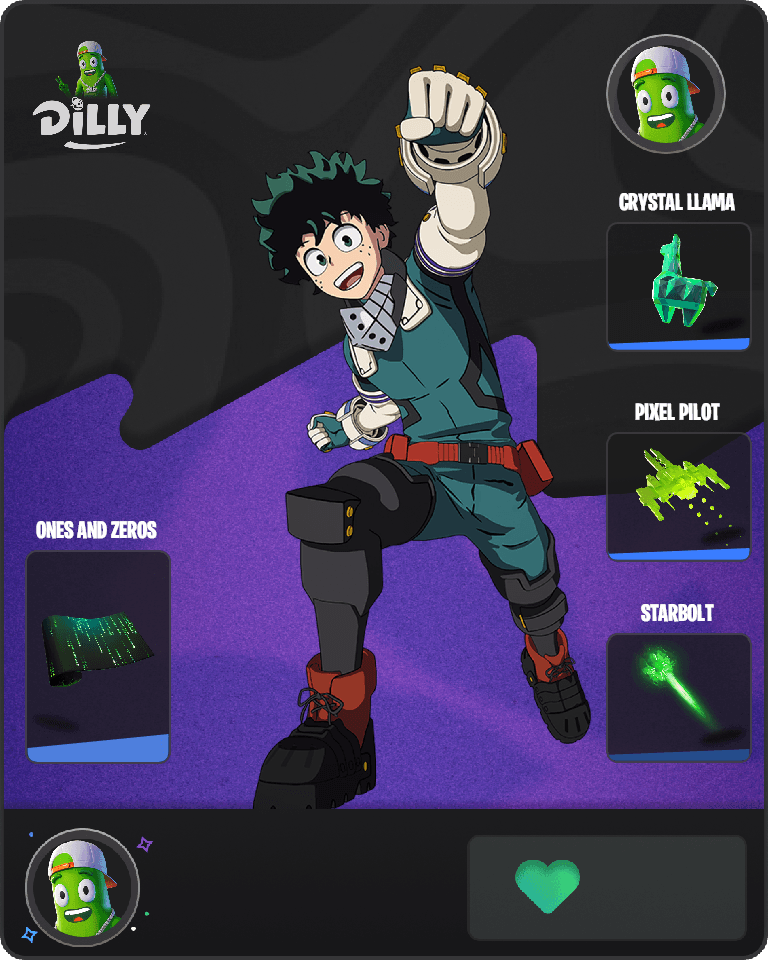 Izuku Midoriya Fortnite combo