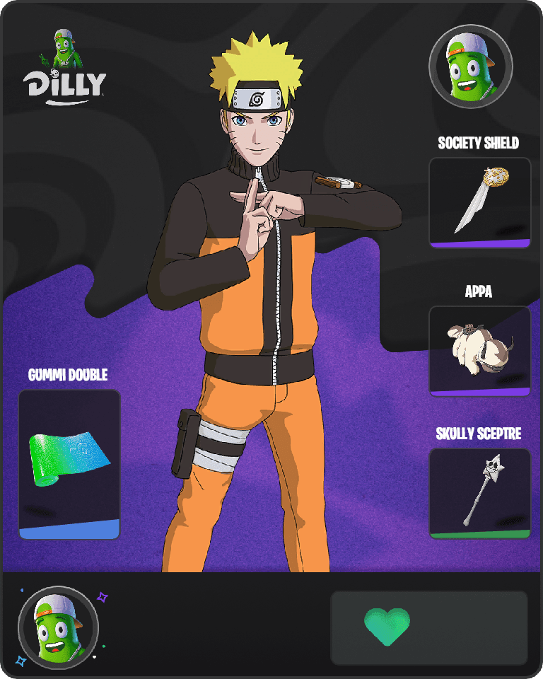 Naruto Uzumaki Fortnite combo