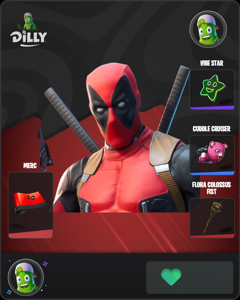 Deadpool Fortnite skin combo