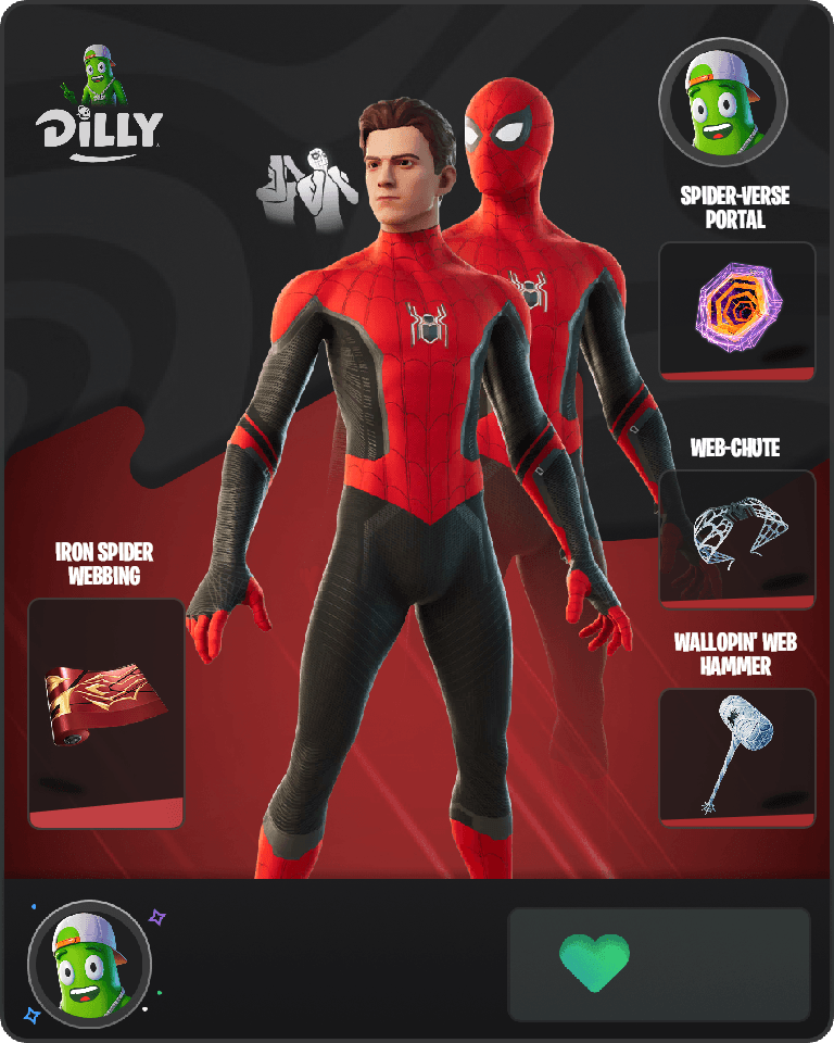 Spider-Man (No Way Home) Fortnite combo