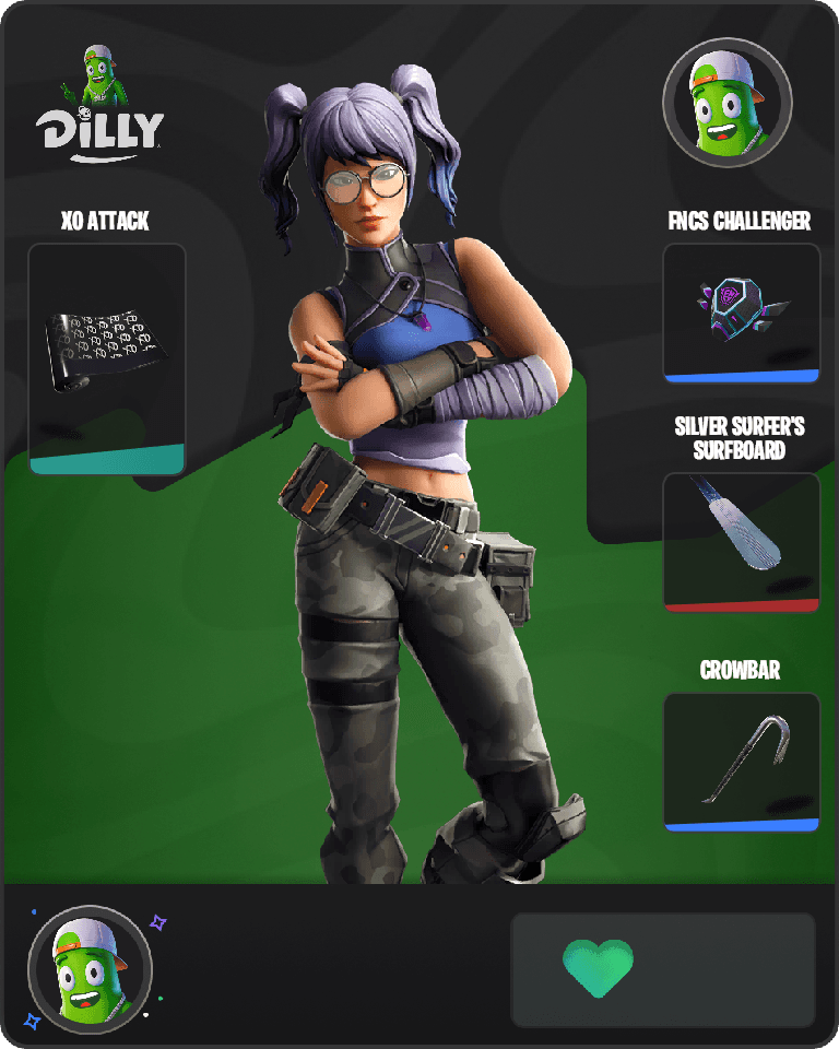 Crystal Fortnite combo
