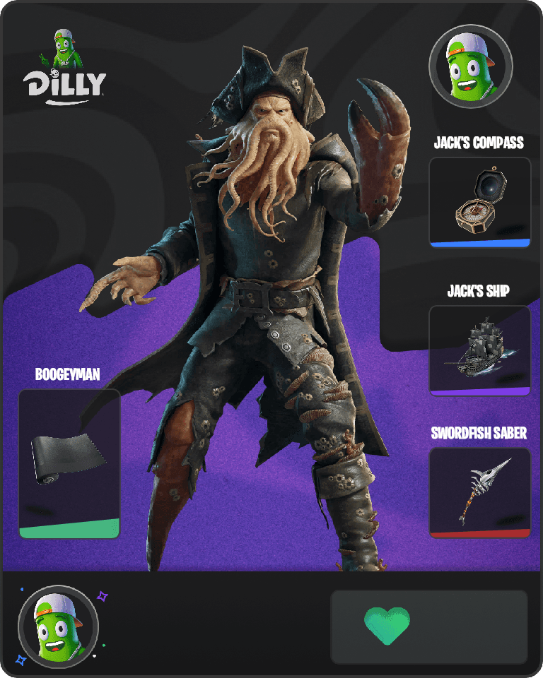 Davy Jones Fortnite combo
