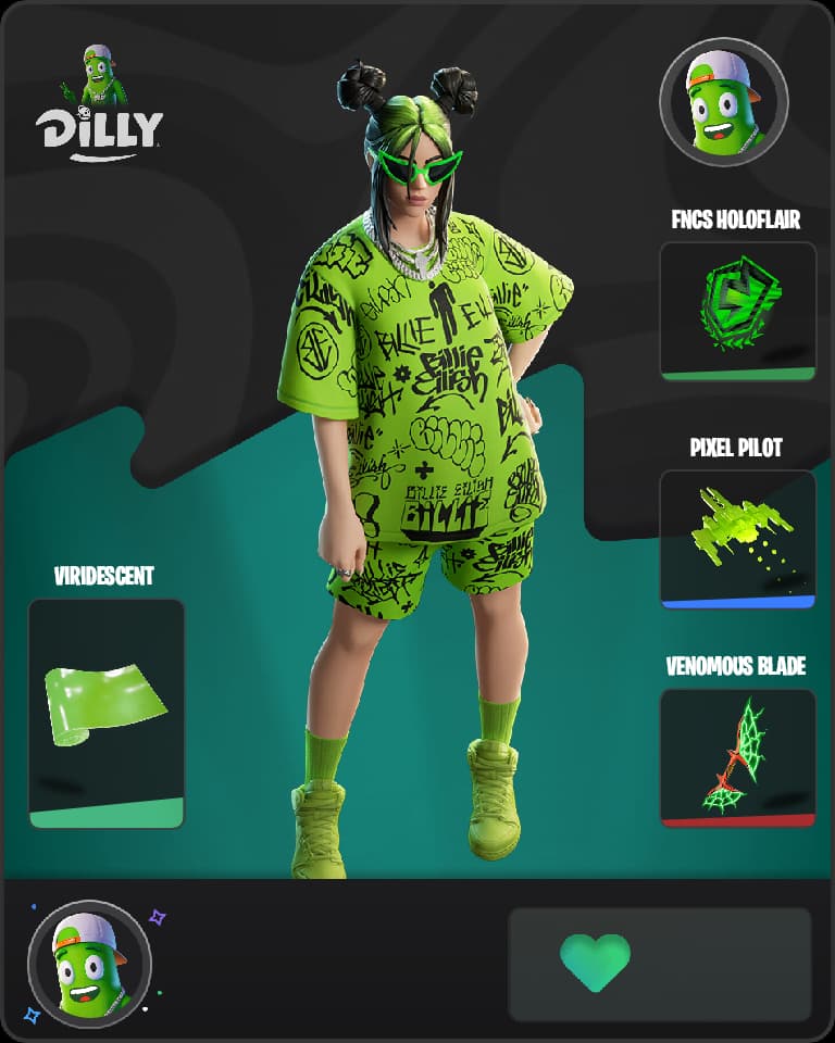 Green Roots Billie combo by NoLuckIsaac
