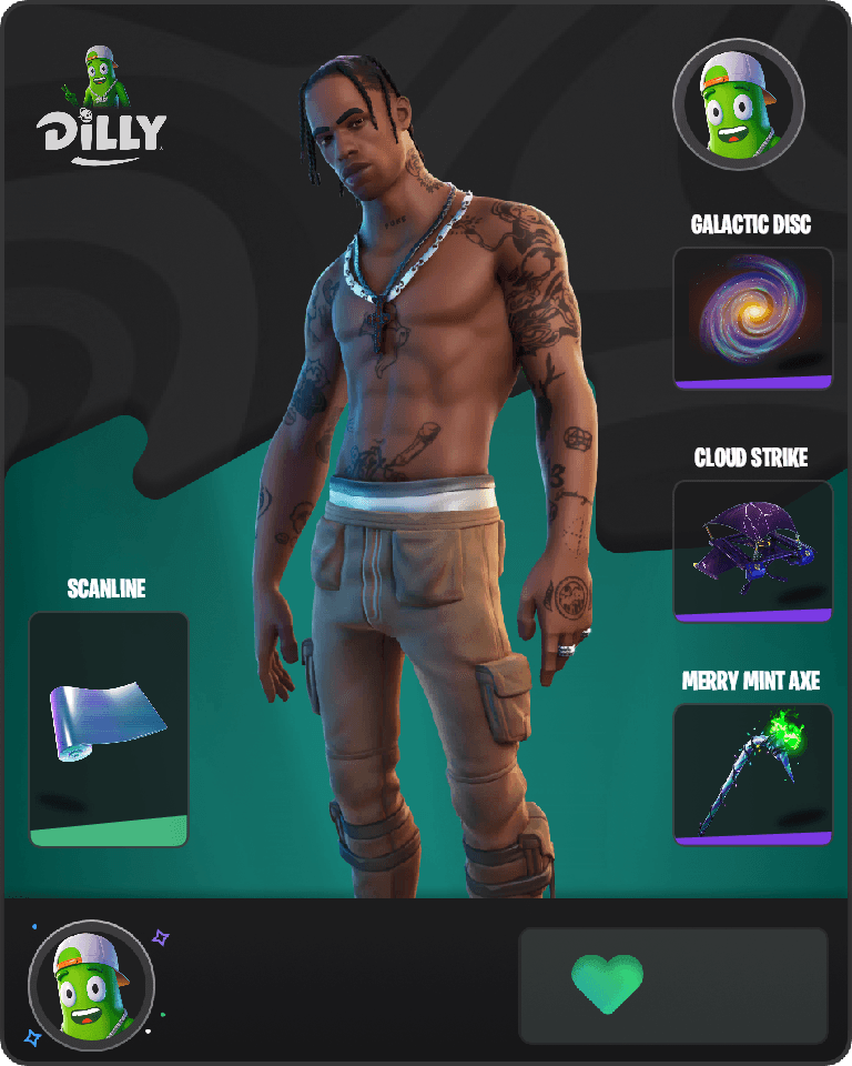 Travis Scott Fortnite combo