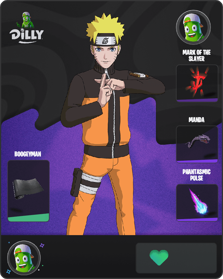 Naruto Uzumaki Fortnite combo