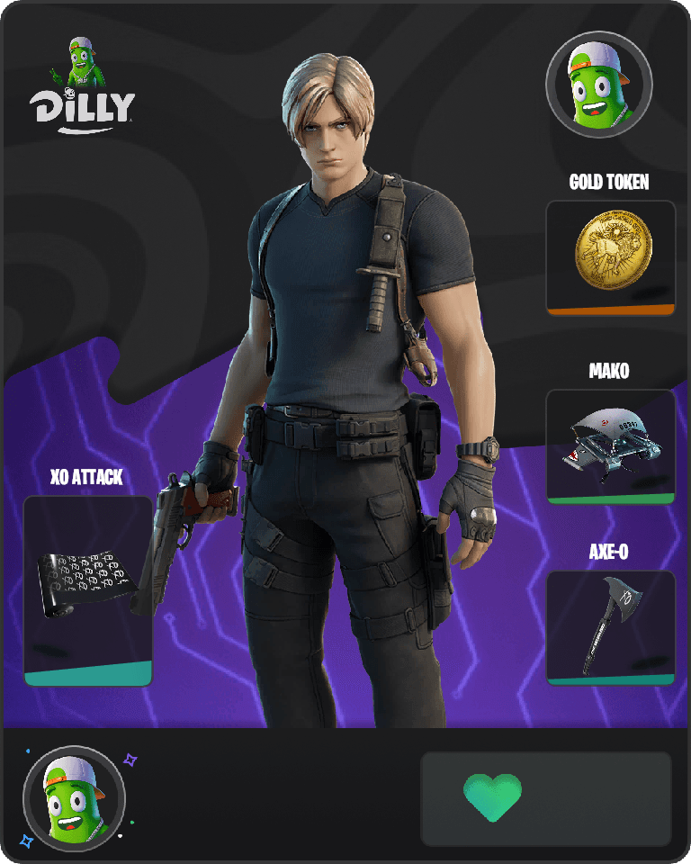 Leon S. Kennedy Fortnite combo