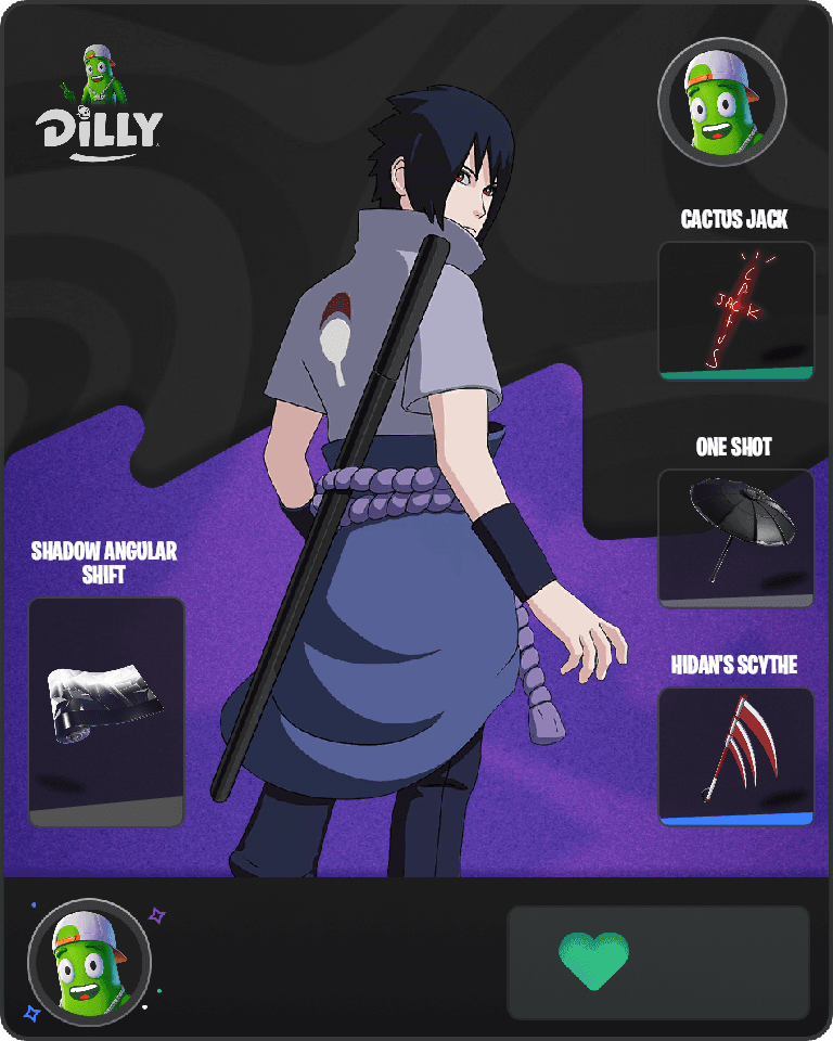 Sasuke Uchiha Fortnite combo