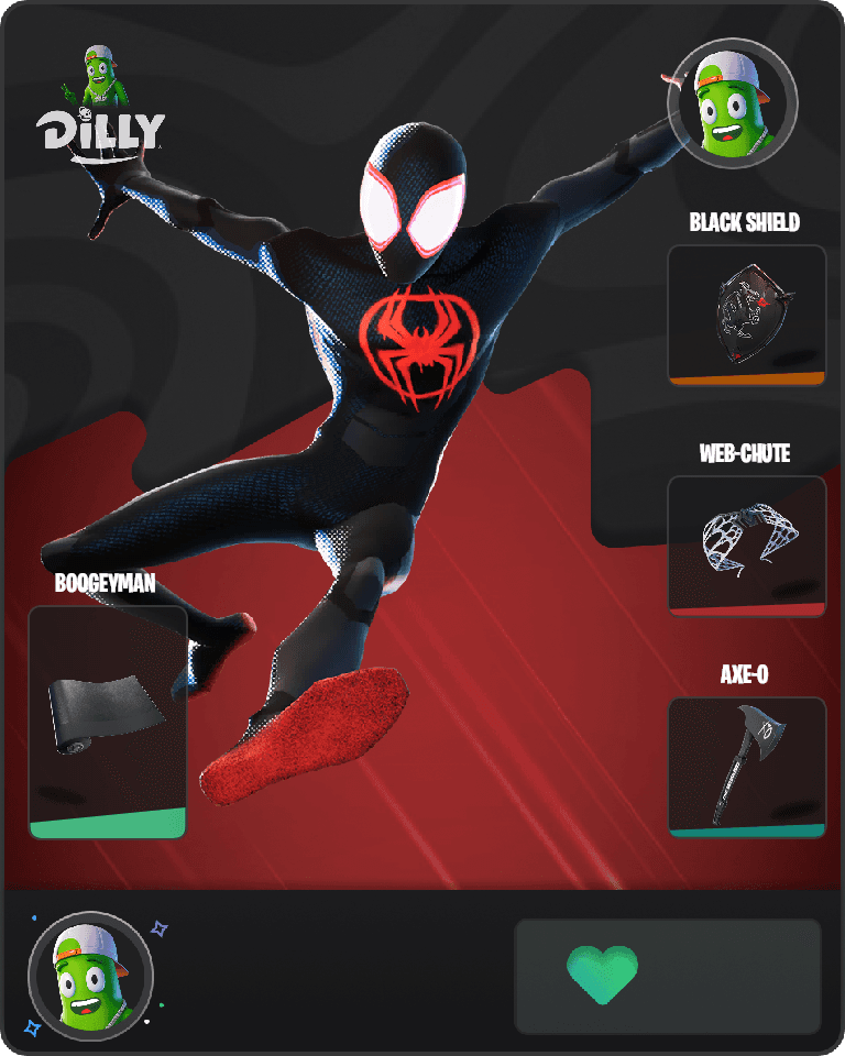 Spider-Man (Miles Morales) Fortnite combo