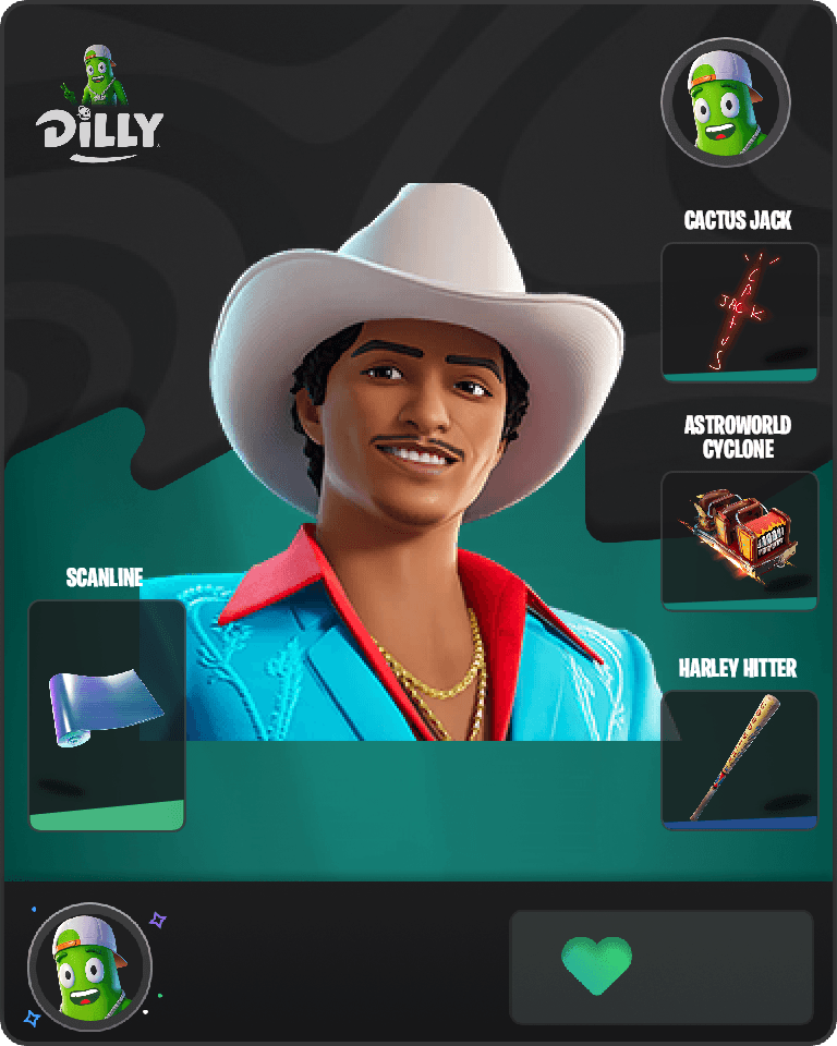 Die With A Smile Bruno Fortnite combo
