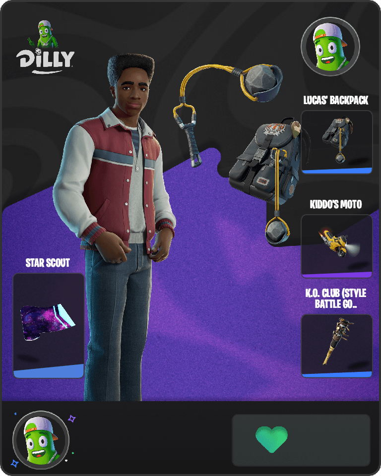 Lucas Sinclair Fortnite combo