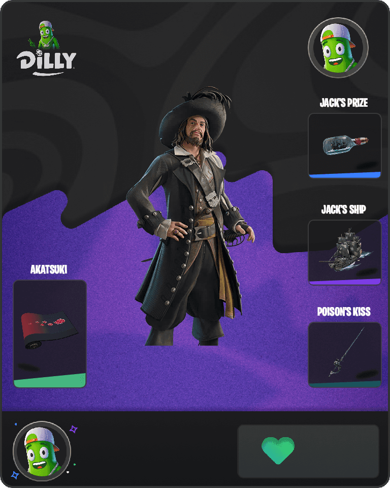 Captain Barbossa Fortnite combo